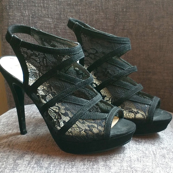 Nine West Shoes - Nine West sling back lace heels